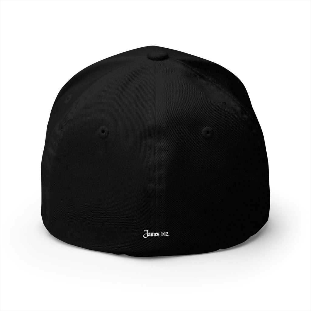 Iconic Flex Fit Crowned In Fire Cap
